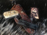 1922 Mfg. Colt 1903 Hammerless Pistol, Engraved, Rams Horn Grips, 2 mags W/Holster. Trades Welcome. - 16 of 16