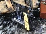 Colt Series 70 1911Government Model,
Engraved W/Gold Inlay, Carved Ivory Grips, in Colt Custom Shop Presentation Case - 18 of 25