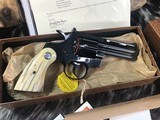 1960 Colt Python, Ivory Grips W/Colt Letter, From Estate, Appears Unfired. Trades Welcome - 12 of 25