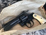 1960 Colt Python, Ivory Grips W/Colt Letter, From Estate, Appears Unfired. Trades Welcome - 25 of 25