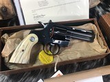 1960 Colt Python, Ivory Grips W/Colt Letter, From Estate, Appears Unfired. Trades Welcome - 10 of 25
