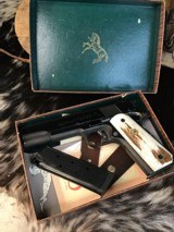 1960 Mfg. Colt Gold Cup National Match, .45 acp, Boxed, Stag & Factory Grips, Trades Welcome. - 2 of 25