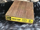 1960 Mfg. Colt Gold Cup National Match, .45 acp, Boxed, Stag & Factory Grips, Trades Welcome. - 6 of 25