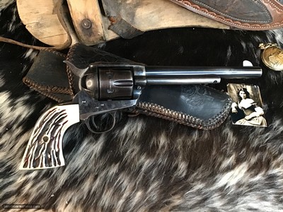1954 Mfg. Great Western Arms SAA in .357 Atomic, 7.5 “ Matching. Trades Welcome.