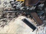 Prewar 1941 Colt “The Woodsman” Hand Engraved W/Holster, Trades Welcome - 12 of 25