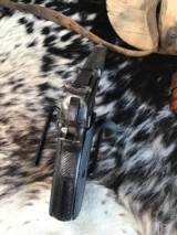 Prewar FN High Power W/Slotted Backstrap, Wood Holster/Stock, Hand Engraved, 9mm, Trades Welcome - 6 of 20