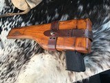 Prewar FN High Power W/Slotted Backstrap, Wood Holster/Stock, Hand Engraved, 9mm, Trades Welcome - 18 of 20