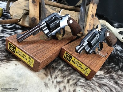 Uber Rare Set of Colt Marshal 2” Dual Tone .38 Special, Less than 500 2” Colt Marshal Revolver Produced, W/4”Trades Welcome