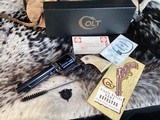1956 Colt SAA,One Piece Fleur Di Lis Ivory Grips, 5.5”, .45 Colt, Unfired Early Production, W/Box. Beautiful. Trades Welcome - 10 of 25