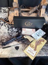 1956 Colt SAA,One Piece Fleur Di Lis Ivory Grips, 5.5”, .45 Colt, Unfired Early Production, W/Box. Beautiful. Trades Welcome - 18 of 25