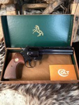 1961 Colt Python, 6 inch, Boxed & Unfired Beauty. Trades Welcome - 2 of 25