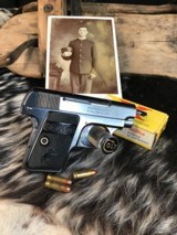 1908 Colt Vest Pocket 25 Auto, 1924 Mfg. E trembly Clean Colt, Trades Welcome. - 2 of 16