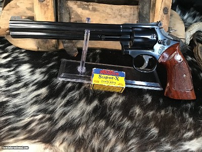 Smith& Wesson Model 17-6, 8 3/8Inch Full Underlug Barrel, Scarce Configuration model 17, Trades Welcome.