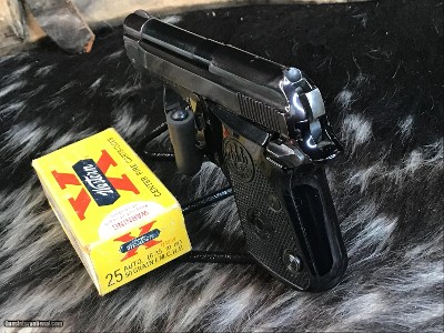 Beretta 950 BS .25 acp, Flip Up Barrel. Trades Welcome - Image 4 of 12