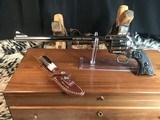 Colt Ned Buntline Commerative New Frontier 12”, .45 Colt, Presentation cased, Nickel. Trades Welcome - 2 of 23