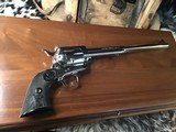 Colt Ned Buntline Commerative New Frontier 12”, .45 Colt, Presentation cased, Nickel. Trades Welcome - 19 of 23