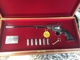 Colt Ned Buntline Commerative New Frontier 12”, .45 Colt, Presentation cased, Nickel. Trades Welcome