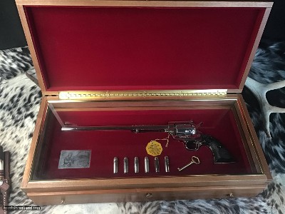 Colt Ned Buntline Commerative New Frontier 12”, .45 Colt, Presentation cased, Nickel. Trades Welcome - Image 5 of 23