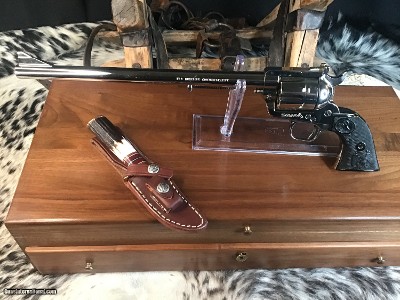 Colt Ned Buntline Commerative New Frontier 12”, .45 Colt, Presentation cased, Nickel. Trades Welcome - Image 11 of 23
