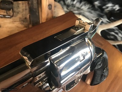 Colt Ned Buntline Commerative New Frontier 12”, .45 Colt, Presentation cased, Nickel. Trades Welcome - Image 13 of 23