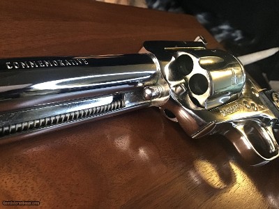 Colt Ned Buntline Commerative New Frontier 12”, .45 Colt, Presentation cased, Nickel. Trades Welcome - Image 21 of 23