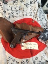 1944 Nambu Type 14 WWII Japanese Pistol W/Holster, All Matching W/ Matching Magazine, .8 mm Nambu. Trades Welcome - 3 of 19