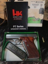 H&K P7 9mm Pistol W/Box , Hard Chrome Finish. Trades Welcome - 12 of 17