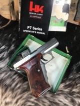 H&K P7 9mm Pistol W/Box , Hard Chrome Finish. Trades Welcome - 2 of 17