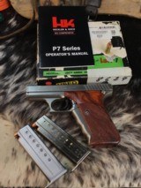 H&K P7 9mm Pistol W/Box , Hard Chrome Finish. Trades Welcome - 17 of 17