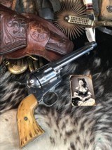 1898 Colt SAA 5 1/2”, .38-40, Nickel , Gifted from Wm F Cody (Buffalo Bill) to His Dr. W.W. Crook. Trades Welcome - 12 of 24