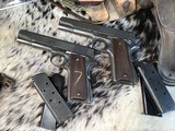 1944 WWII Survivors, Remington Rand 1911A1 Pistols, Consecutive Serial Numbers, Cased, Trades Welcome. - 19 of 25