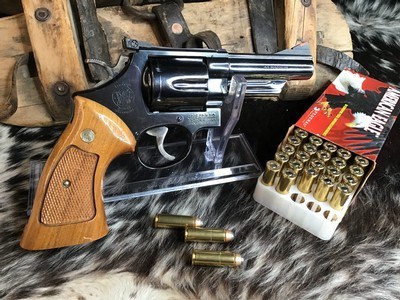 Smith & Wesson model 29-2, .44 Magnum, Four Inch, Target Hammer, Trigger and Grips. Trades Welcome