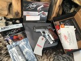 Kimber Micro 9mm, NIB Stainless Steel, Rosewood Grips, Extra Mag. Trades Welcome - 4 of 6