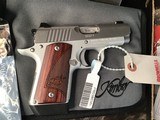 Kimber Micro 9mm, NIB Stainless Steel, Rosewood Grips, Extra Mag. Trades Welcome - 5 of 6