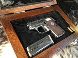 John Adam’s Master Engraved Colt Junior, Automatic Caliber .25acp, Signed, Cased, Nickel. Trades Welcome - 21 of 22