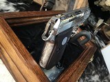 John Adam’s Master Engraved Colt Junior, Automatic Caliber .25acp, Signed, Cased, Nickel. Trades Welcome - 16 of 22