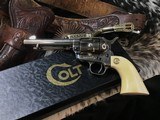 1956 First Year Colt SAA, 5.5”, Nickel & Ivory, .45 Colt, Unfired in Factory Box, Sweet.Trades Welcome - 24 of 25