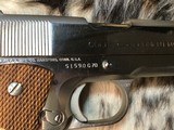 1978 Mfg. Colt Series 70 1911, Rare Factory Nickel Finish, Boxed, Trades Welcome - 22 of 25