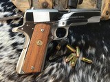 1978 Mfg. Colt Series 70 1911, Rare Factory Nickel Finish, Boxed, Trades Welcome