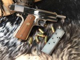 1978 Mfg. Colt Series 70 1911, Rare Factory Nickel Finish, Boxed, Trades Welcome - 21 of 25
