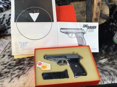 LNIB Sig Sauer P230 , Semi Auto W Decocker, .380 ACP, Stainless, Boxed, Trades Welcome.
