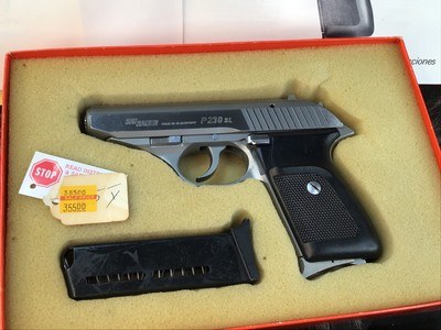 LNIB Sig Sauer P230 , Semi Auto W Decocker, .380 ACP, Stainless, Boxed, Trades Welcome. - Image 2 of 13