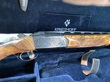 New & Unfired Krieghoff K80 Monarch Gold Engraved, 30”, 12 Ga. Signed by M.Gobbi Engraver. Trades Welcome - 10 of 25
