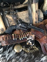 1907 Mfg. Colt SAA, 4 3/4”, 38-40 Winchester Cartridge, Engraved & Gorgeous. Trades Welcome - 23 of 25