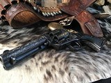 1907 Mfg. Colt SAA, 4 3/4”, 38-40 Winchester Cartridge, Engraved & Gorgeous. Trades Welcome - 20 of 25
