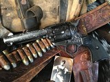 1907 Mfg. Colt SAA, 4 3/4”, 38-40 Winchester Cartridge, Engraved & Gorgeous. Trades Welcome - 18 of 25