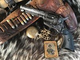 1907 Mfg. Colt SAA, 4 3/4”, 38-40 Winchester Cartridge, Engraved & Gorgeous. Trades Welcome - 25 of 25