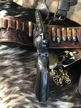 1907 Mfg. Colt SAA, 4 3/4”, 38-40 Winchester Cartridge, Engraved & Gorgeous. Trades Welcome - 19 of 25