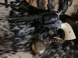 1907 Mfg. Colt SAA, 4 3/4”, 38-40 Winchester Cartridge, Engraved & Gorgeous. Trades Welcome - 12 of 25