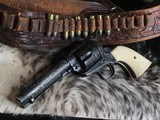 1907 Mfg. Colt SAA, 4 3/4”, 38-40 Winchester Cartridge, Engraved & Gorgeous. Trades Welcome - 14 of 25